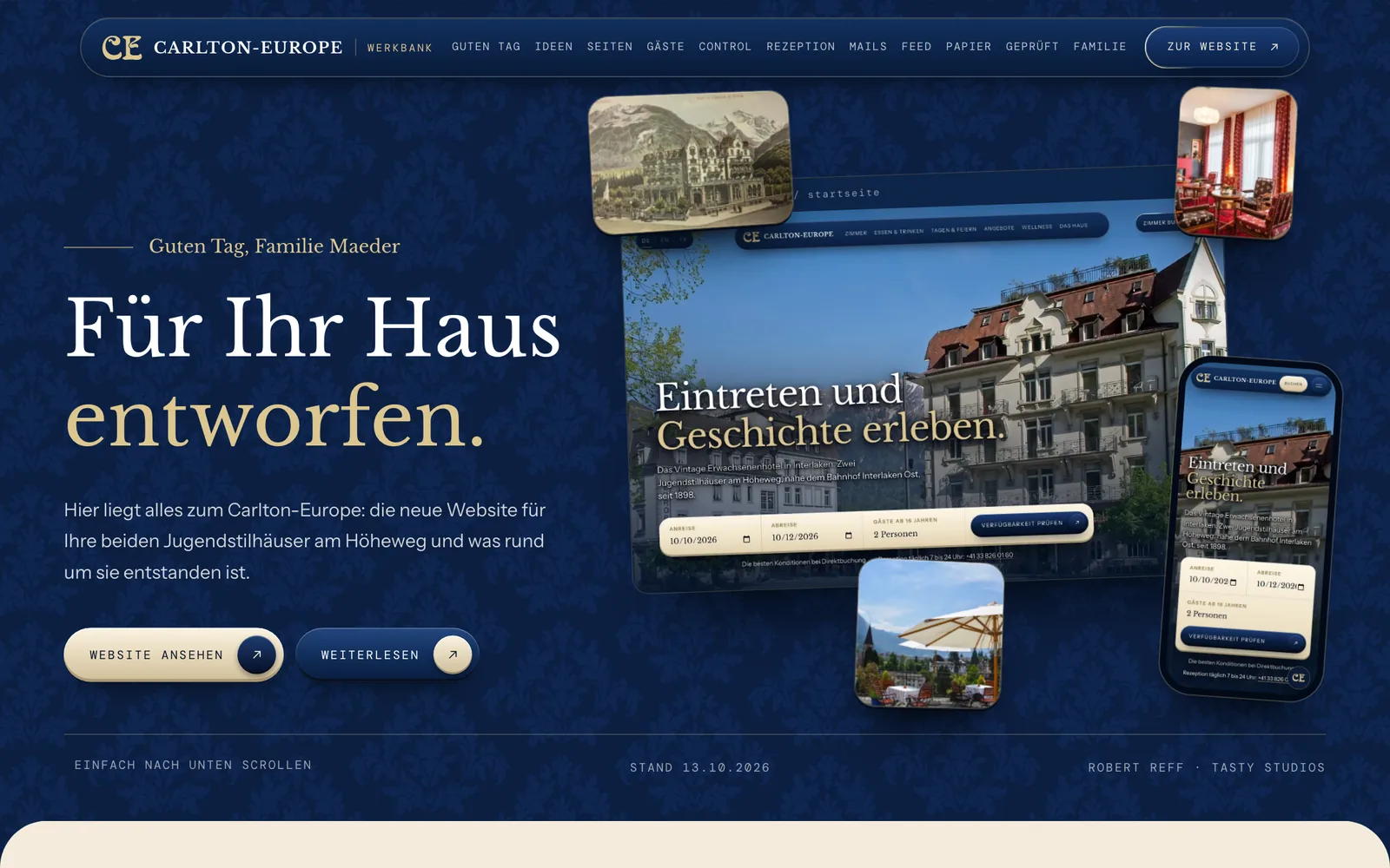 Alles auf einen Blick: Carlton-Europe
