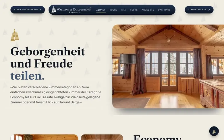 Eine Seite des Entwurfs