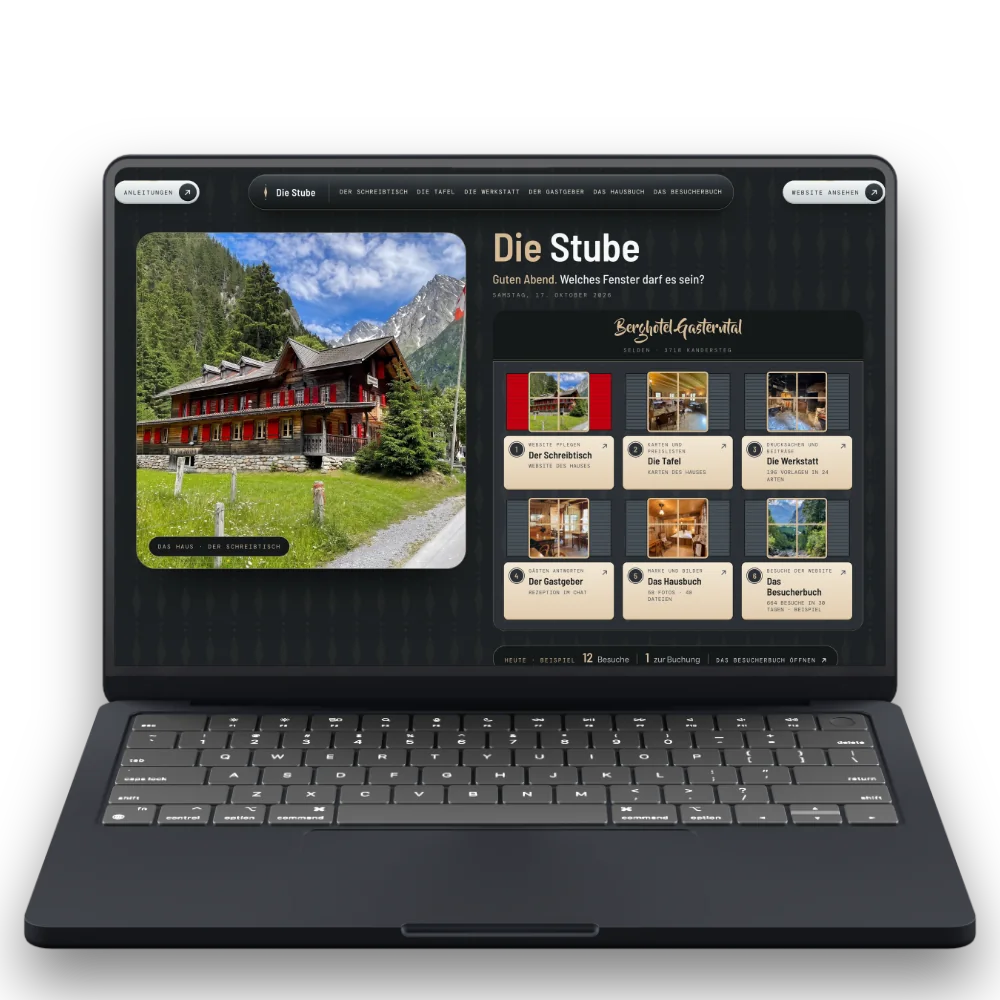 Werkzeuge: Berghotel Gasterntal