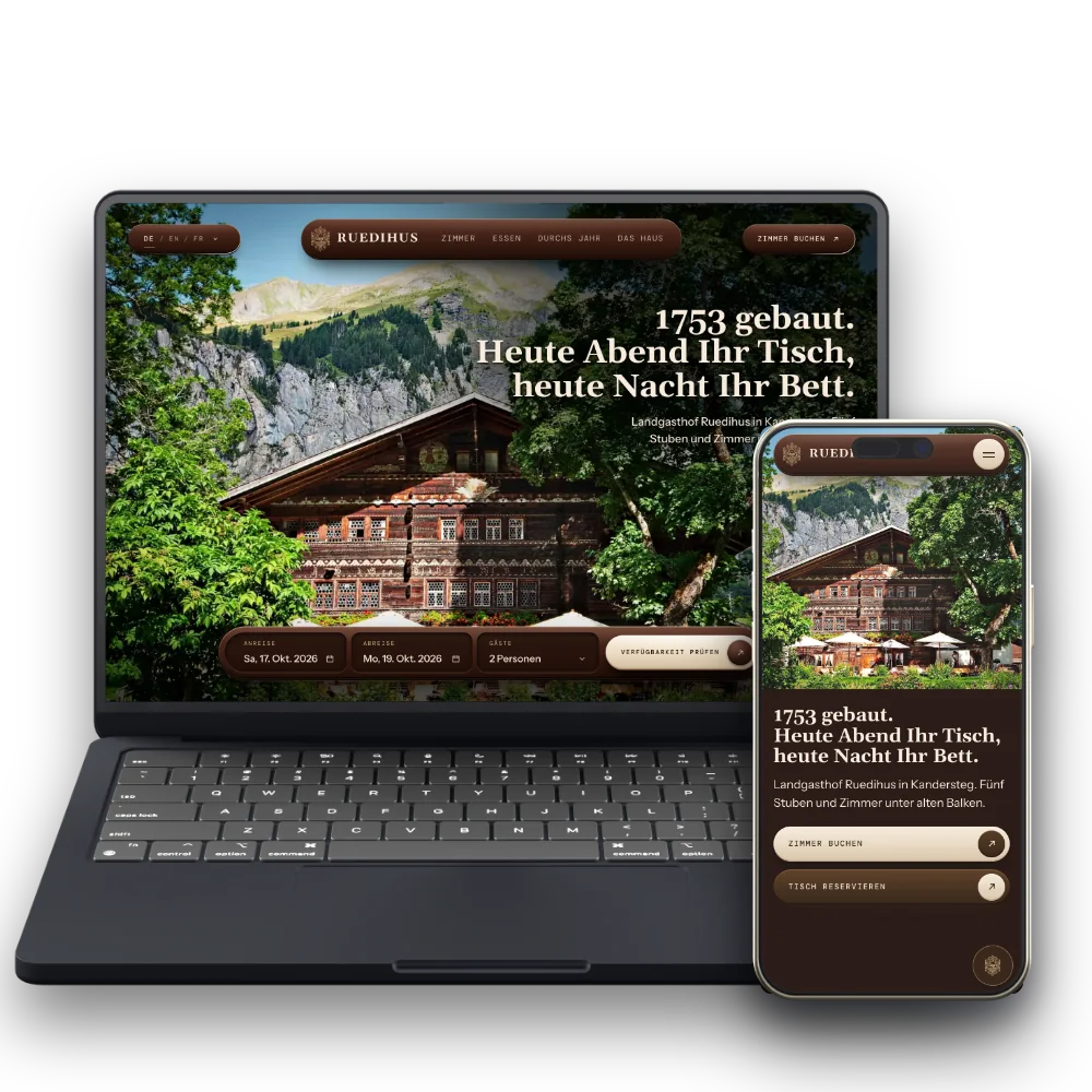 Website: Landgasthof Ruedihus
